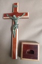 Cristo Metal / Cruz Madera 590