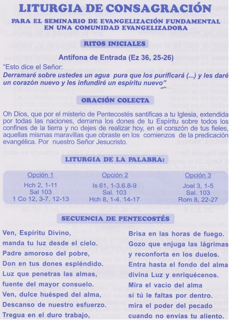 Folleto de Consagración 