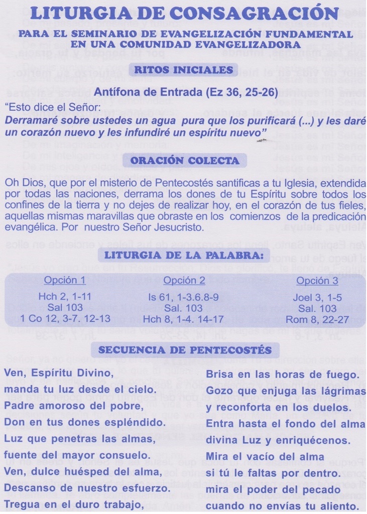 Folleto de Consagración 