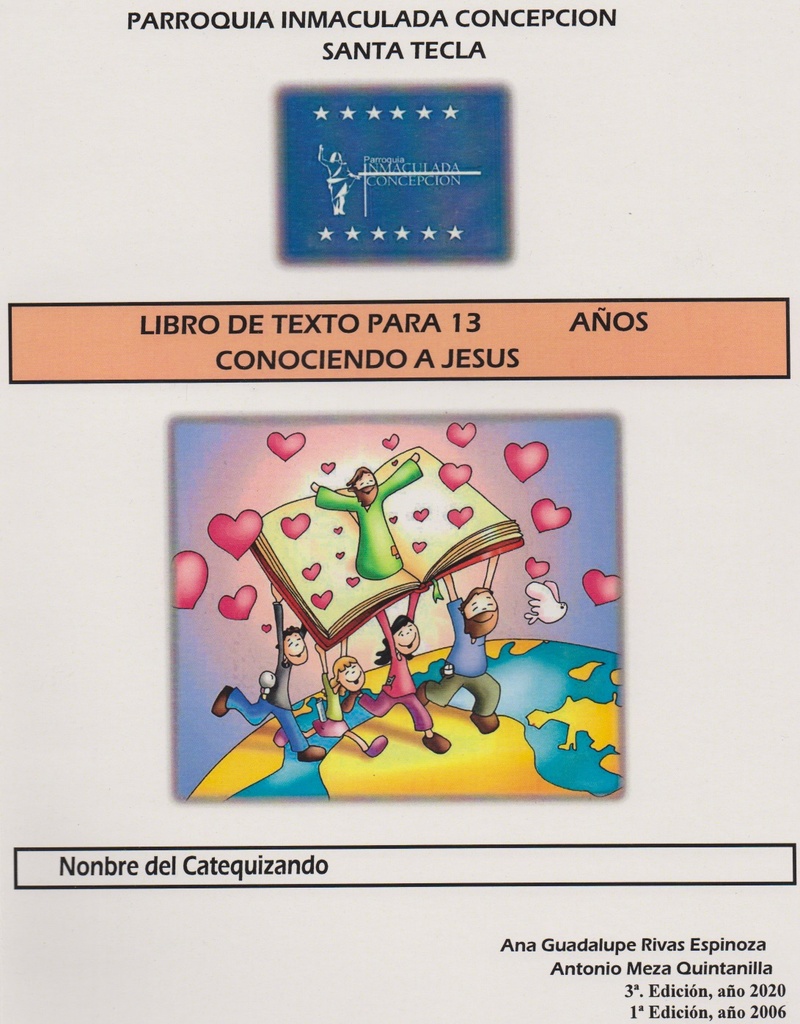 Libro Conociendo a Jesús 13 años 