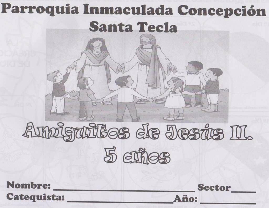 Libreta Amigos de Jesús y María 5 años 