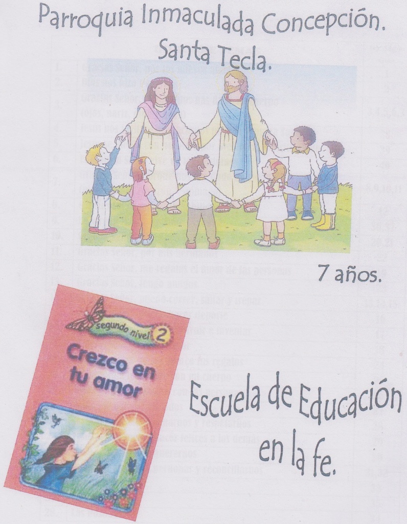 Libreta Crezco en tu Amor Nivel 2 ( 7 años ) 