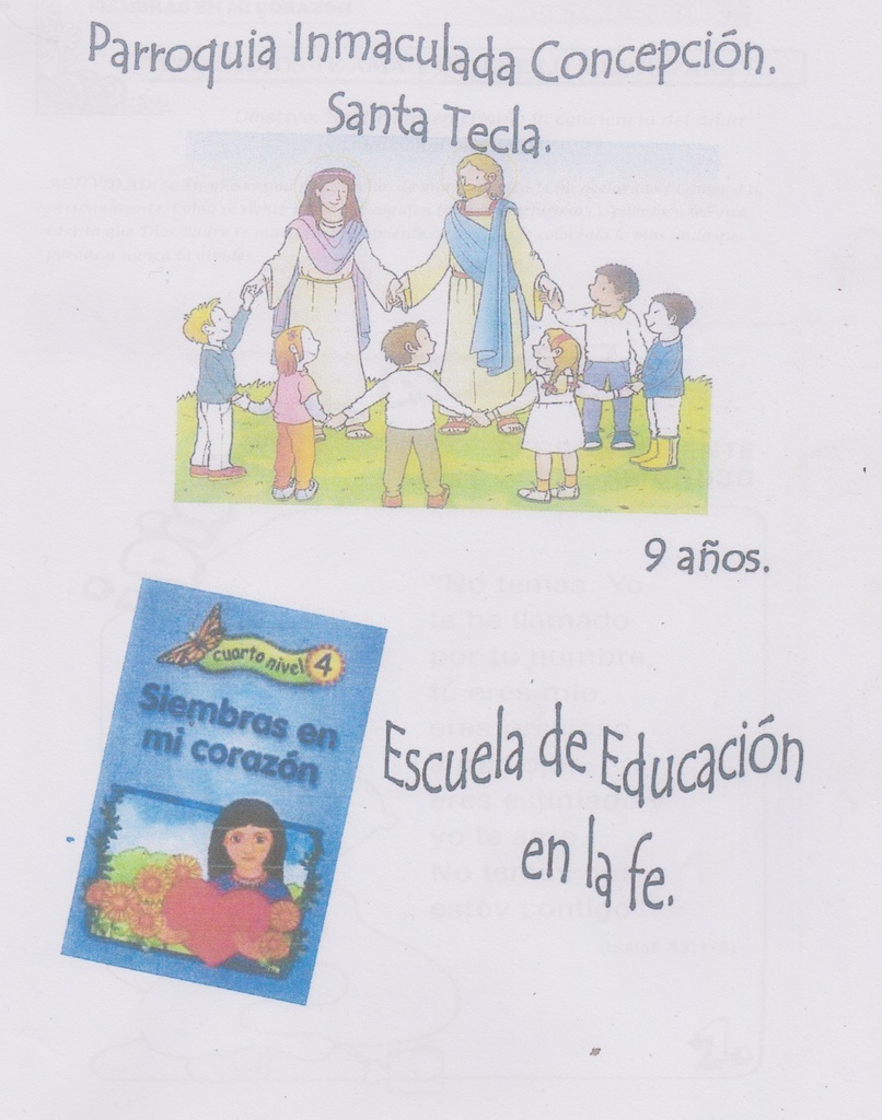 Libreta Siembra en mi corazón Nivel 4 ( 9 años ) 