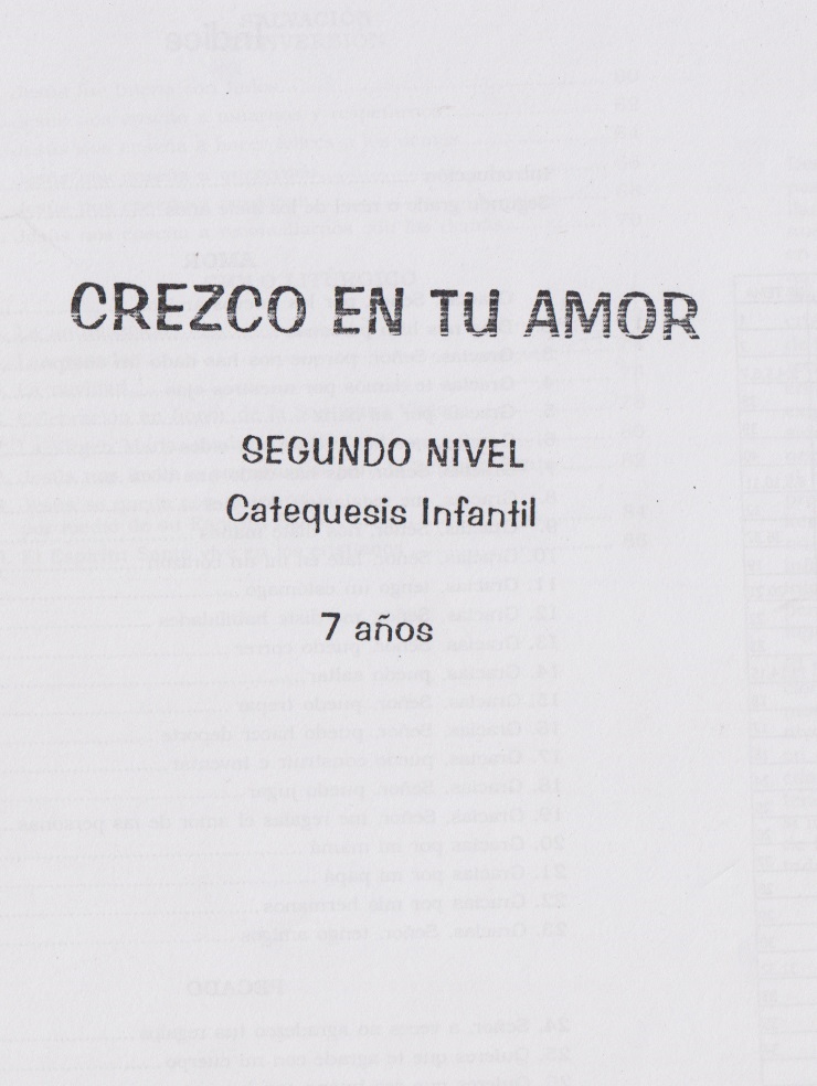 Guía Catequista Crezco en tu Amor Nivel 2 ( 7 años ) 