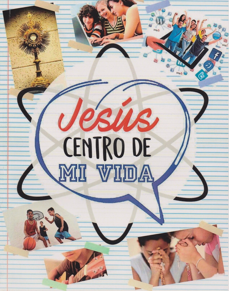 Libreta Jesús Centro de mi vida ( 12 años )  