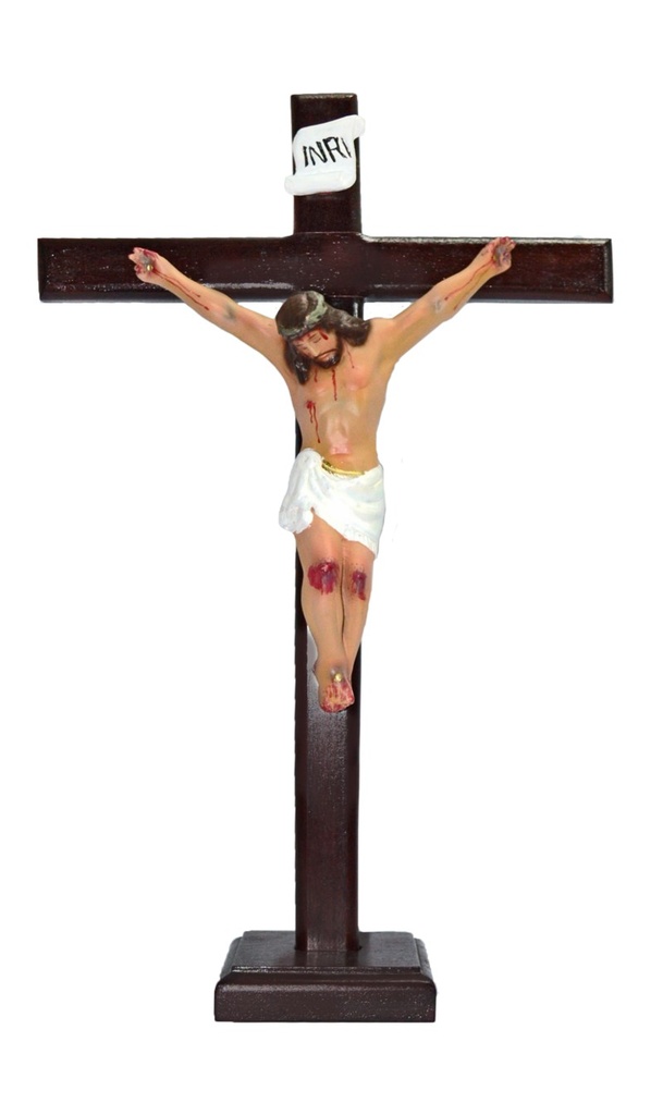 Crucifijo Cristo Muerto resina 30 cm C-598 