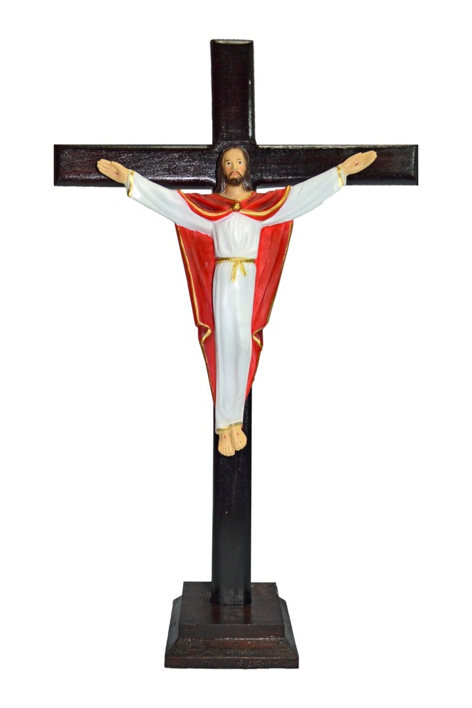 Cruz Jesús Resucitado 30 cm. resina C-599  