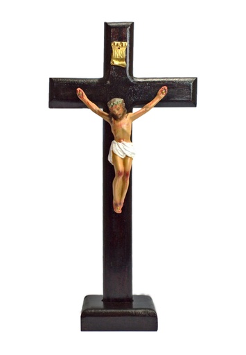 [2.031] Crucifijo Cristo resina 10 cm. C-578