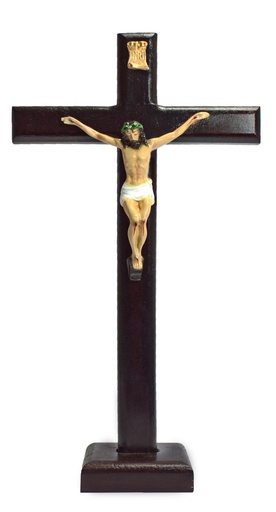 [2.067] Crucifijo Cristo resina 15cm C-1742 