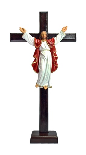 [2.070] Cruz Cristo Resucitado 25 cm. C-599A 