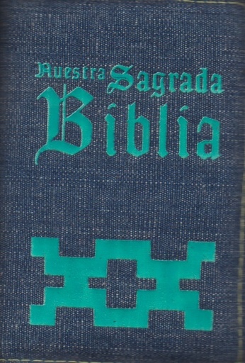 [3.046] Nuestra Sagrada Biblia Mini con forro Cream SP