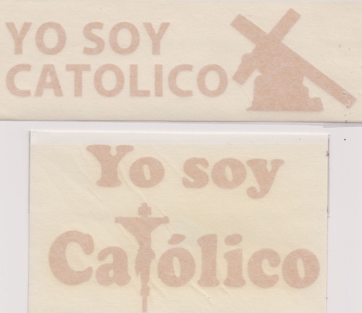 [7.0220] Sticker Yo soy Católico 