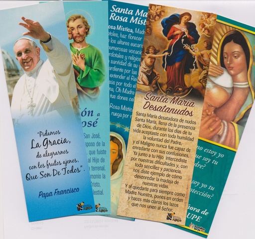 [7.0301] Separadores de libros con imágenes Religiosas
